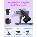 Sex Machine, Automatic Thrusting Sex Toy With Realistic Dildo And Suction Cup Adapter, 3Xlr Connector, Adjustable Remote Control Machine Adult Toy