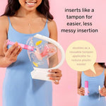 Pixie Menstrual Disc Applicator for Feminine Care - Inserts Like A Tampon - Every Woman Can Now Use Period Discs - Perfect for Long Nails - Self Sanitizer TPE Properties (Disc Applicator)