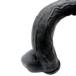 Huge Realistic Black Dildos for Hands-Free Play, 16.5 Inch Length and 3.15 Inch Diameter, Strong Suction Cup Base for Wild Sex Experience