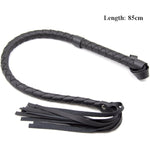 Flogger Sex Sm Flogger Whip Leather Flogger Braided Sex Whip Leather Whip Sex Spanking Game Sex Toys Bondage Accessories For Bdsm Sm Adult Sex Games Bondage (85 Cm)