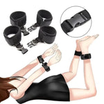 Bdsm Toys Sex Bondage Rope Couples Sex Toys, Bed Bondage Restraints Kit Women Sex Toy With Ankle & Wristcuffs, Sex Furniture For Bedroom Sex Novelties Bondage Gear & Accessories Adult Toys For Women