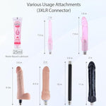 Sex Machine Automatic Love Machine,Thrusting Fuck Machine With 3Xlr Connector Juguetes Sexuales Hands Free,Sex Toys Couple Adult Toys For Men&Women With 6 Attachments