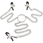 Adjustable Metal Nipple Clamps Entertainment Clip For Women 73R36 Non-Piercing Nipplerings Clip On Nipple Rings Decorative Clip For Clothing Accessories-Rj3