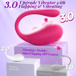 Pulsing Vibrator Dildo Sex Toys - 3In1 App Control Women Adult Toys With Tapping, 7 Modes Bullet Egg Vibrators For Clitoral G Spot Stimulation, Couples Female Mens Rose Sex Toy For Vagina Anal