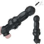 Penis Sleeve Cock Sleeve Male Sex Toy, Penis Extension Condom Cook Rings For Men Erecton Sex, Penis Extender With Dense Large Particles,Realistic Wolf Dildo Men Sex Toys For Couples Adult Pleasure