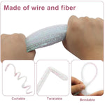Glitter Dazzling Color Pipe Cleaners, 100 Pieces for Crafting and DIY Projects