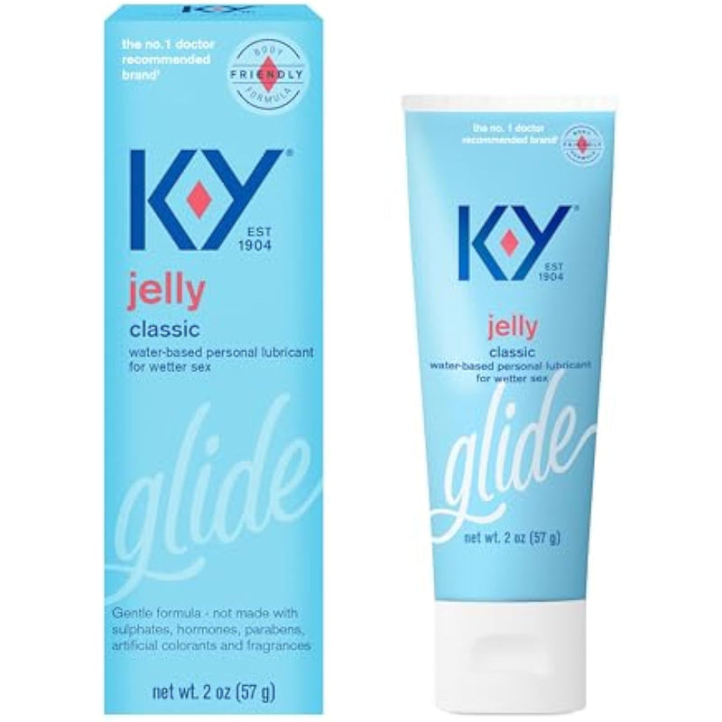 Jelly Water Based Lube For Sex, Anal Lube, Non-Greasy Water Based Personal Lubricant, Ph Friendly Sex Lube Can Be Used With Sex Toys For Women & Male Sex Toys, Condom Friendly Personal Lube, 2 Oz