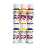 Liquid Watercolor Paint Set, 6 Colors, 2 oz Each for Crafts & Party Favors