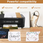 100 Sets Blank Brown Note Cards & Envelopes, 4 x 6 Inch, 92 lb Cardstock