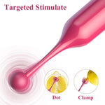 High-Frequency G Spot Clitoral Vibrator For Women - Super Powerful Mini Clitoris Stimulator With 10 Vibration Modes, Rechargeable Vibrating Massager Wand For Women For Sex Barbie Pink