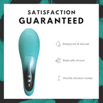 Pulse Queen | Powerful Oscillating Clitoral Wand Vibrator | Personal Massager For Women | Rechargeable, Waterproof, Quiet (<45 Db) & Ergonomic, 9 Speeds & 7 Modes With Pulseplate Tech