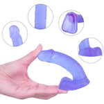 Realistic Dildo, Sex Toys For Beginners, Anal Plug For Women, Lesbians, Men, Gay And Couple (4" Blue)