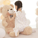 47 Inch Giant Teddy Bear Stuffed Animal Brown Big Plush Teddy Bear Valentine'S Gift For Girlfriend Soft Stuffed Bear Animals For Christmas,Birthday,Mother'S Day