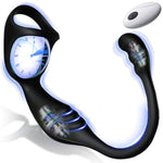Triple Stimulation Male Sex Toy with Remote Control Prostate Massager and Vibrating Cock Ring