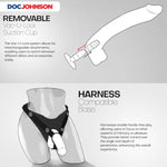 Doc Johnson Signature Series - Dredd - 13.5 Inch ULTRASKYN Dildo with Removable Vac-U-Lock Suction Cup - F-Machine & Harness Compatible - for Adults Only, Chocolate