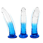 XXL Thick Crystal Dildo with Strong Suction Cup for Anal Sex Toys, 11.22 Inch