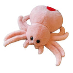 Plush Spider Stuffed Animal Toy, Soft 10 Inch Kawaii Halloween Plush Spider Stuffed Toys Decorations Cuddle Gift For Kids And Adults (Pink)