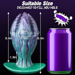 Butt Plug Large Anal Plugs, Silicone Buttplug Monster Fantasy Sex Toy, Xl Wearable Anal Dialator Trainer With Safe T-Base, Hollow Expanding Adult Toys For Prostate Vagina Stimulation For Men Women