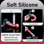 Ejaculating Silicone Horse Dildo Long Oversized Dildo Sex Toys With Suction Cups For Men And Women Couple