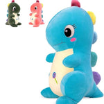 Dinosaur Plushies Toys Dino For Toddlers 16 In. Cute Stuffed Animal, Soft Plush Birthday Gifts For Kids Teens Adults (Blue)