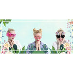 9 Pairs Hawaiian Luau Party Sunglasses, Tropical Dress-Up Props & Party Favors