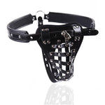 Men's Chastity Belt with Adjustable Penis Cage and Ring for Adults - Flirt Fashion Underwear