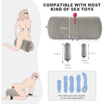 Sex-Pillow-Bdsm-Toys,Upsize Sex Furniture For Bedroom Inflatable Dildo Sex Wedge With Sex Cuffs Cross Strap Nipple Clamps Sex Blindfold,Adult Couples Sex Toys