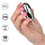 Purple Teardrop Bullet Vibrator with Slim Easy Controller and Multi-Speed Vibration for Couples
