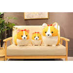 Cartoon Corgi Dog Soft Plush Throw Pillow Animal Pillow Plush Toy