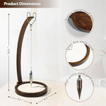 Wooden Sand Pendulum for Desk, Swinging Sand Kinetic Decor for Home & Office