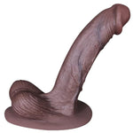 3 Sizes Of Black Large Suction Cup Dildo Silicone Dildo, Soft Lifelike Realistic Dildo Fake Penis Dildo With Textures Adult Sex Toy For Women - L