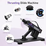 Sex Macine Automatic Thrusting Dildo Machine For Men With 7 Adult Realistic Dildo Attachments For Women Fucking Sex Toys For Couple With 3Xlr Connector