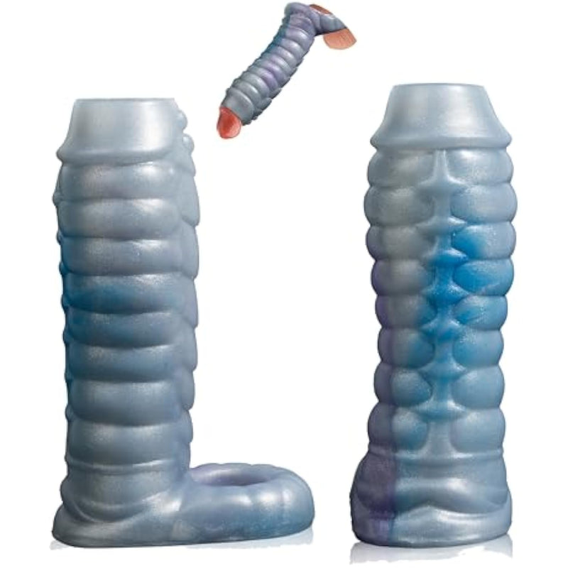 5.7" Dragon Penis Sleeve Girth Enhancer For Men, Reusable Penis Sleeve Girth Enhancer For Men, Cock Extender Sleeves Realistic, Penis Sleeve Girth Enhancer, Realistic Cock Sleeve Extender