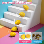 16 Color Jumbo Egg Crayons for Toddlers Ages 1-3, Washable & Non-Toxic