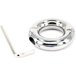 Stainless Ball Stretcher Weights, Penis Rings Cock Stretcher Scrotum Testicle Bondage (Id 33Mm)