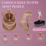 Male Chastity Cage Lightweight Cock Cage Abs+Resin Chastity Device Adult Sex Toys With 4 Different Sizes Rings,Lock For Sissy Men Penis Exercise And Abstinence (Brown)