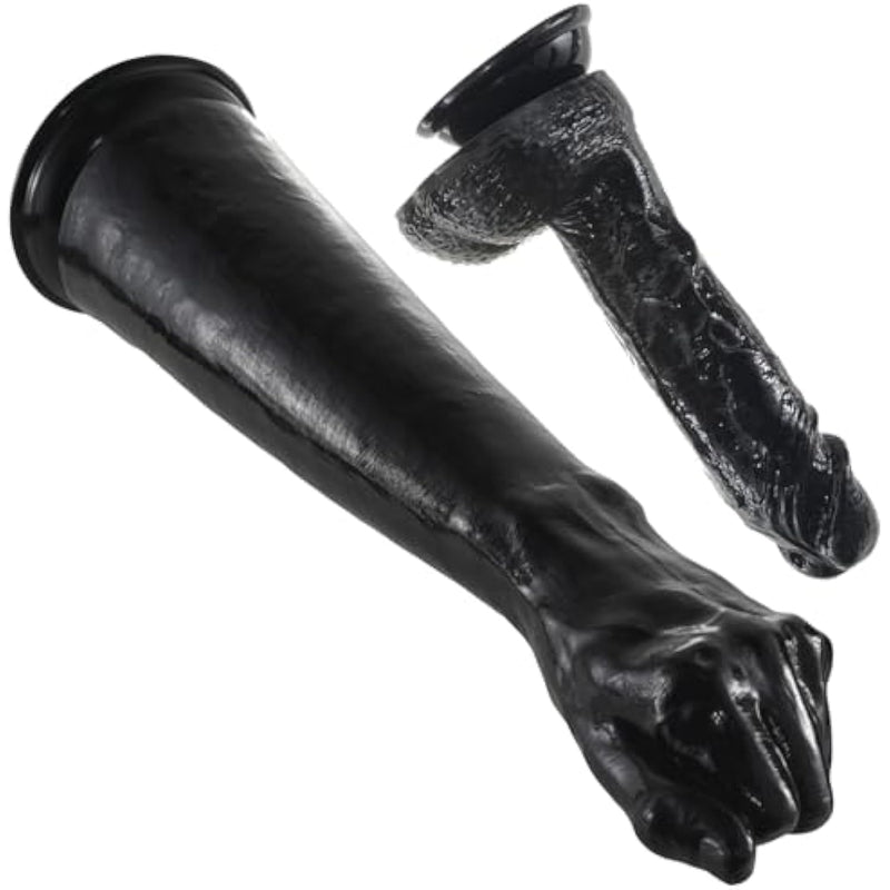 15.75" Long Thick Arm-Shaped Super Huge Realistic Hand Fist Dildo And 8'' Lifelike Penis, Anal G-Spot Sex Toys For Women Men