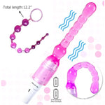 41Pcs Sm Bondage Restraint Vibrator Silicone Anal Plug Sex Toys For Butt Plug, Adult Sex Toys Bondage Gear & Accessories For Couples Game, Sm Crops Sex Bondage Bdsm Restraints Kits