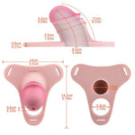 Silicone Men Cock Cage Chastity Device with Bondage and Lock, Wearable Male Chastity Cage Belt Adult Sex Toy for Men