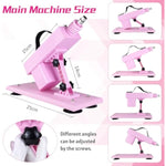 Automatic Sex Machine Gun Adult Sex Toys For Women 3Xlr Thrusting Sex Machines Thrusting Dildo Machine Sex Masturbator Massage Machine For Female Masturbation Pleasure