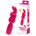 Hopper Bunny Vibrator, Clitoral Vibrating Massage Wand, Rechargeable 10 Function Bullet, Ultra Powerful Waterproof Adult Sex Toy Vibe (Pink)