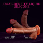 -8.67Inches Huge Realistic Dildo, Realistic Skin Texture, Thick Silicone With Powerful Suction Cups - Adult Sex Toy For Couples