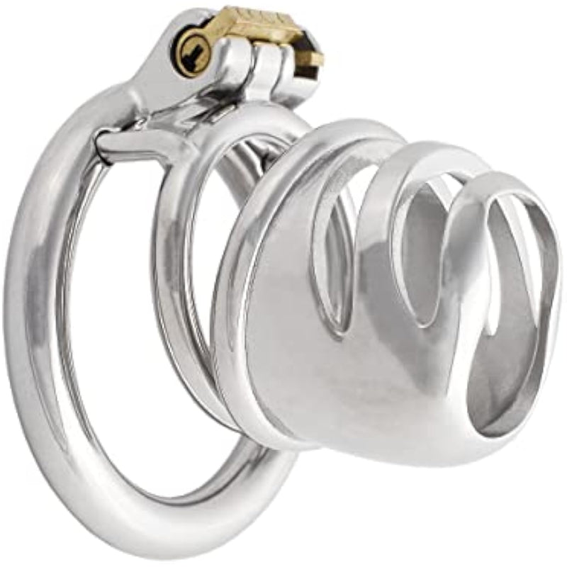 Stainless Steel Men'S Chastity Cage Devices For Male'S Chasity Guard J1345 45Mm