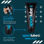 Double Play Premium Water-Based Personal Lubricant 8Oz Tube - Intimate Sex Lube For Men, Women, & Couples - Natural Feel, Silky Smooth, Non-Staining