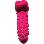 Silicone Dildo G-Spot Novelties Female Masturbator Soft Flexible Adult Sex Toy With Suction Base Waterproof (Pink)