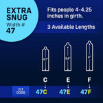 Custom Fit Condoms for Maximum Pleasure - Snug Size 49C: 4.7" Length