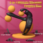 Vibrating Cock Ring Sex Toys For Couples Men - Vibrator Penis Sleeve With Rabbit Clitoris Vibrators, Adult Toy Penis Ring Cock Sleeve, Sex Toy For Women Male Penis Extender, Juguetes Sexuales, Black