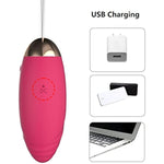 Bullet Vibrator Wearable Egg Vibrator Remote Control G-Spot Clitoris Stimulation Soft Silicone Rechargeable Waterproof 10 Vibration Modes Adult Sex Toy For Women And Couples