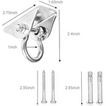 Swing Hangers, Stainless Steel 550 Lb Capacity Swing Suspension Hooks With 4 Screw For Concrete And Wooden Ceiling