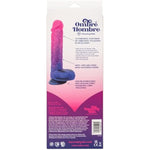 Naughty Bits Ombre Hombre Xl Vibrating Dildo Vibrator - Se-4410-70-3 Pink